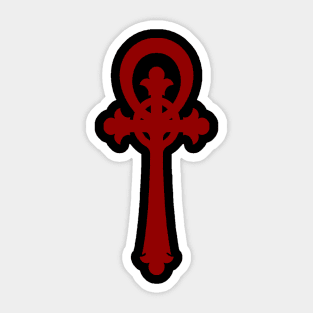 ATL By Night - Rinascere Sect Red Shirt Sticker